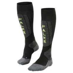 Falke Men's SK5 Ultra-light Ski Sock 4 Falke Men's SK5 Ultra-light Ski Sock -Best Ski Equipment Shop 2023 Falke M SK5 Sock BLK 2