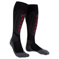 Falke Women's SK5 Ultra-light Ski Sock 6 Falke Women's SK5 Ultra-light Ski Sock -Best Ski Equipment Shop 2023 Falke W SK5 Sock BLK 3