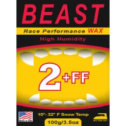 BEAST 2FF (Fluoro-Free) Race Wax -Best Ski Equipment Shop Beast Wax 2 FF 100g
