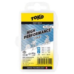 Toko WC High Performance FF Wax -Best Ski Equipment Shop TOKO WC Hi Performance Cold 40g